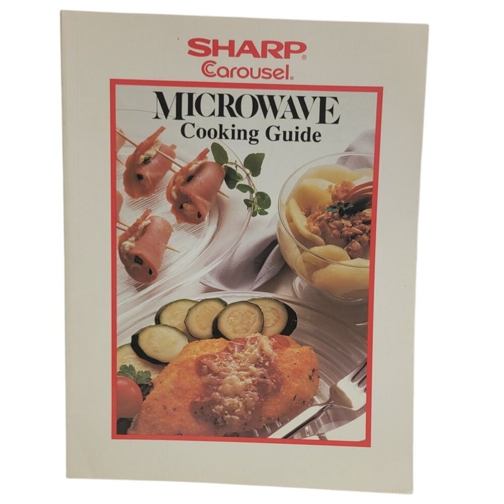 Vintage 1993 Sharp Carousel Microwave Cooking Guide Paperback Cook Book